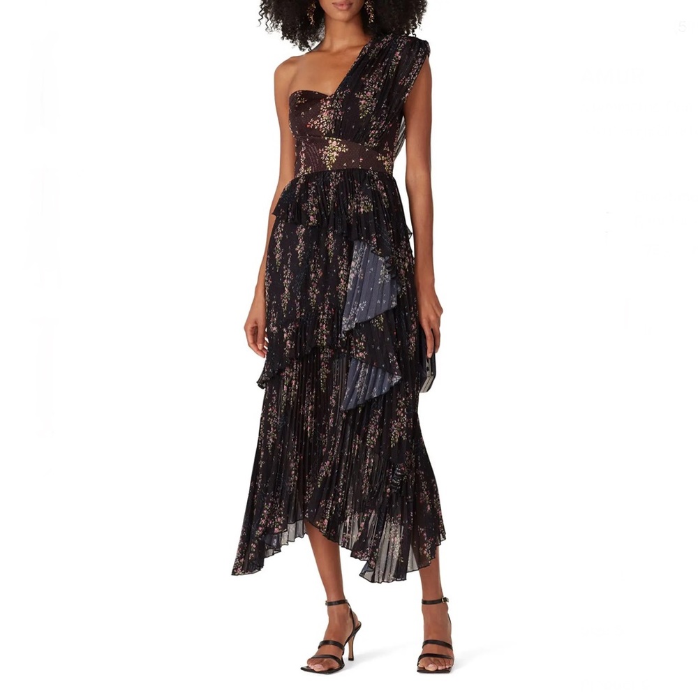 AMUR Asymmetric One Shoulder Dress